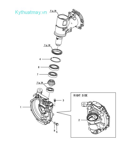 Hộp sang số trước